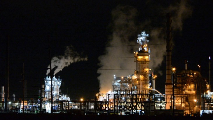 Oil refinery along I46 road to Galveston
