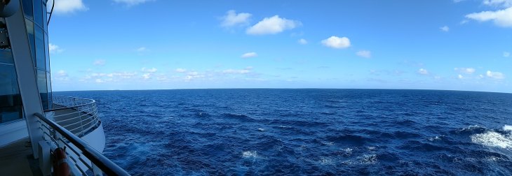 Looking south at the Gulf of Mexico